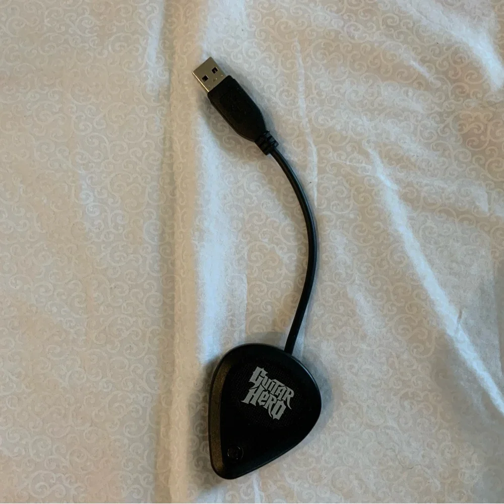 PS3 Guitar Hero III Les Paul Wireless Dongle Receiver Red Octane 95121.806 EUC